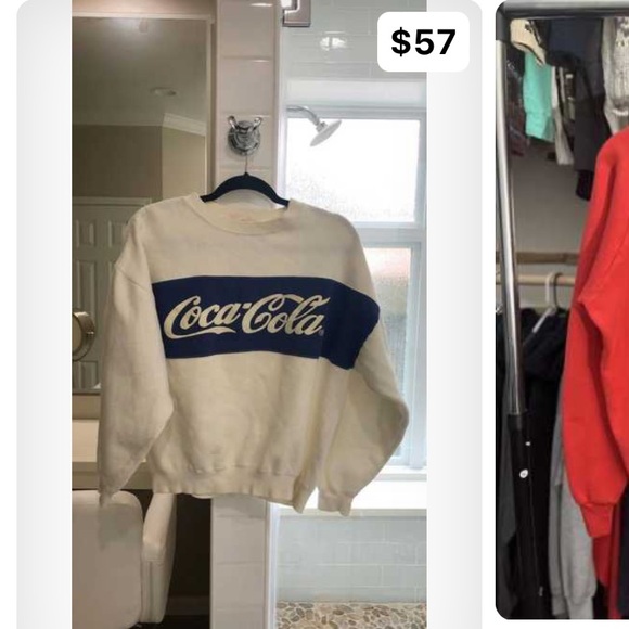 VINTAGE 80s COCA COLA SWEATSHIRT - Picture 8 of 8